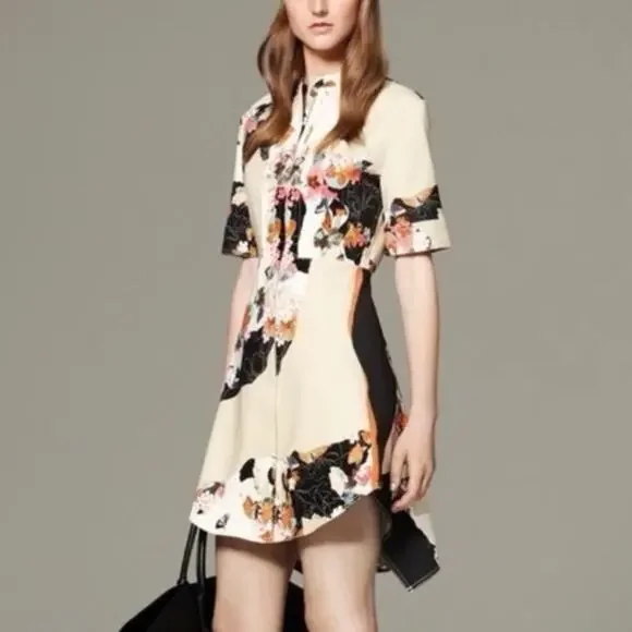 3.1 Phillip Lim Target Floral Zip Shirt Dress size medium - Picture 2 of 14